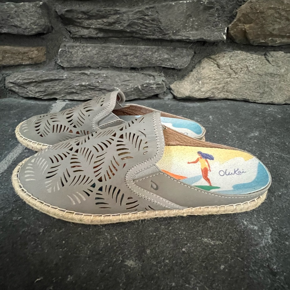 OluKai Kayla Olu Ili Espadrille Size 9